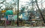 The camp from the main road.