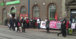 'Protest out side West St 'benefit' office
