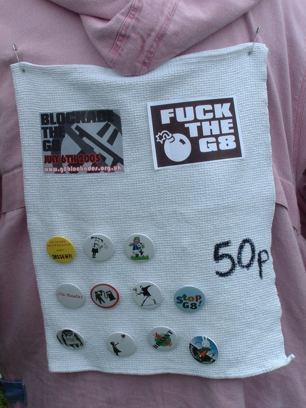 Anti-G8 badges