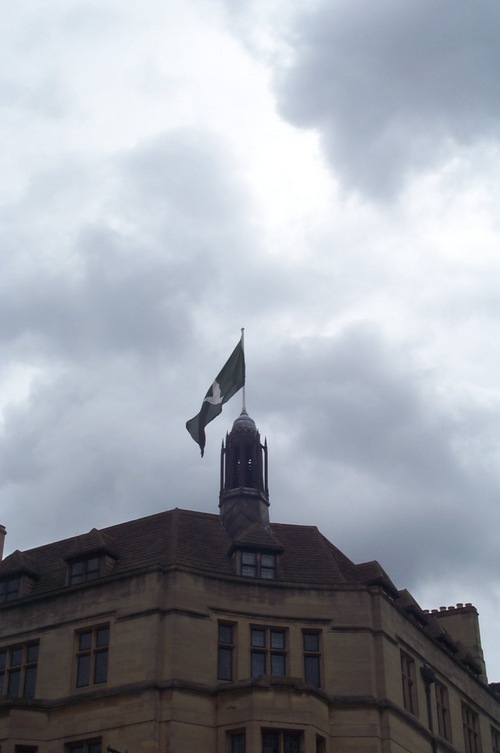 flag of a peace dove in Carfax
