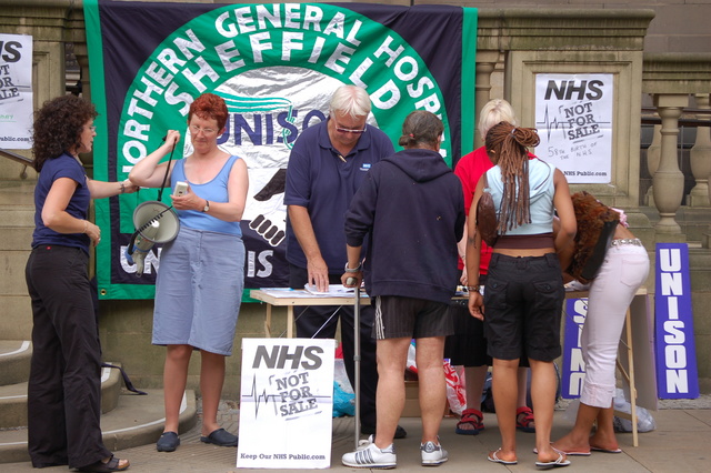 Save the NHS Stall