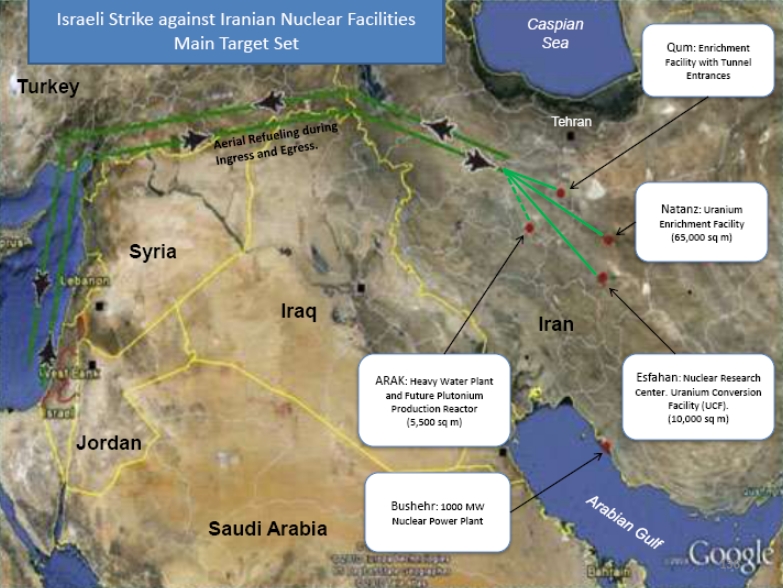 source:"Options in Dealing with Iran’s Nuclear Program", CSIS Report, March 2010