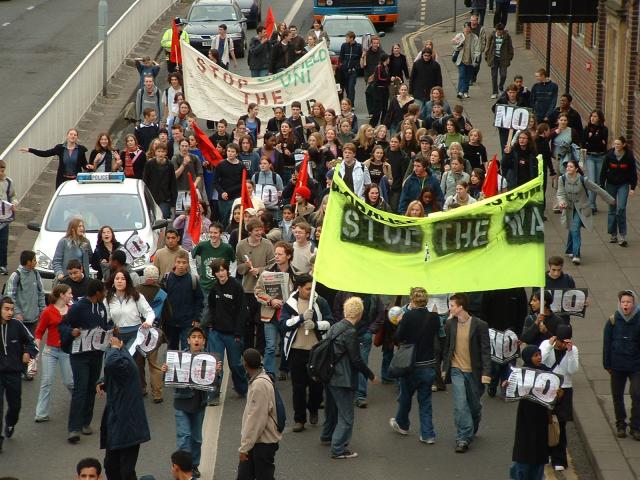 Sheffield Student Strike M5