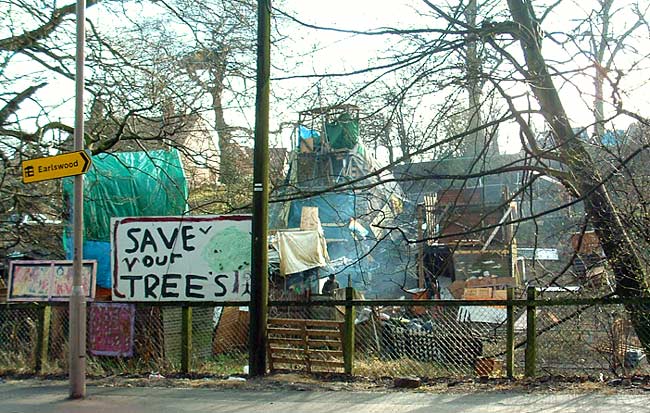 The camp from the main road.