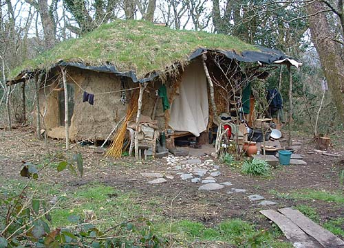 Another of five round houses at Brithdir Mawr