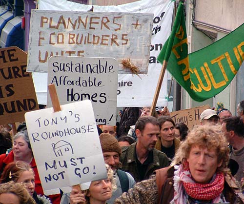 The demo to the offices in Haverfordwest