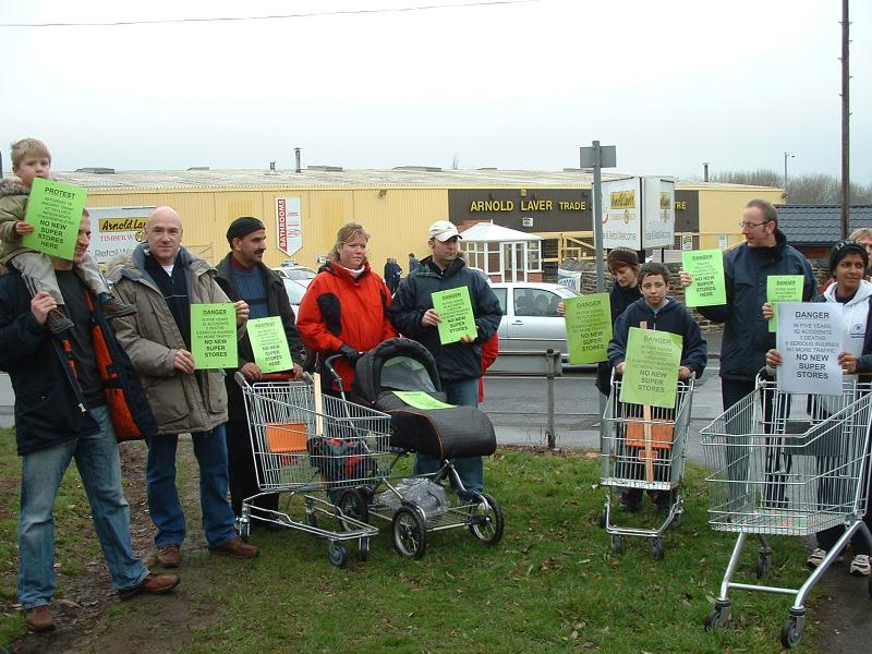 Chesterfield Road Protest