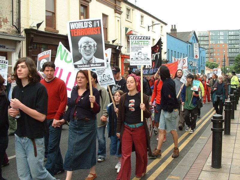 Marching down Division Street