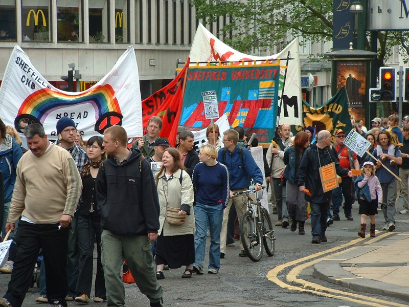 Marching against the G8