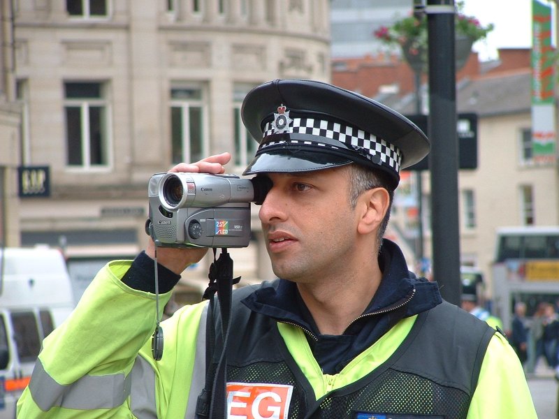 Police cameraman
