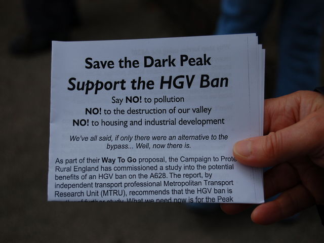 Save the Dark Peak leaflet