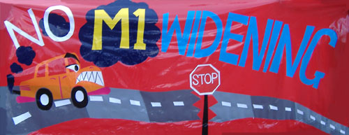 banner close up