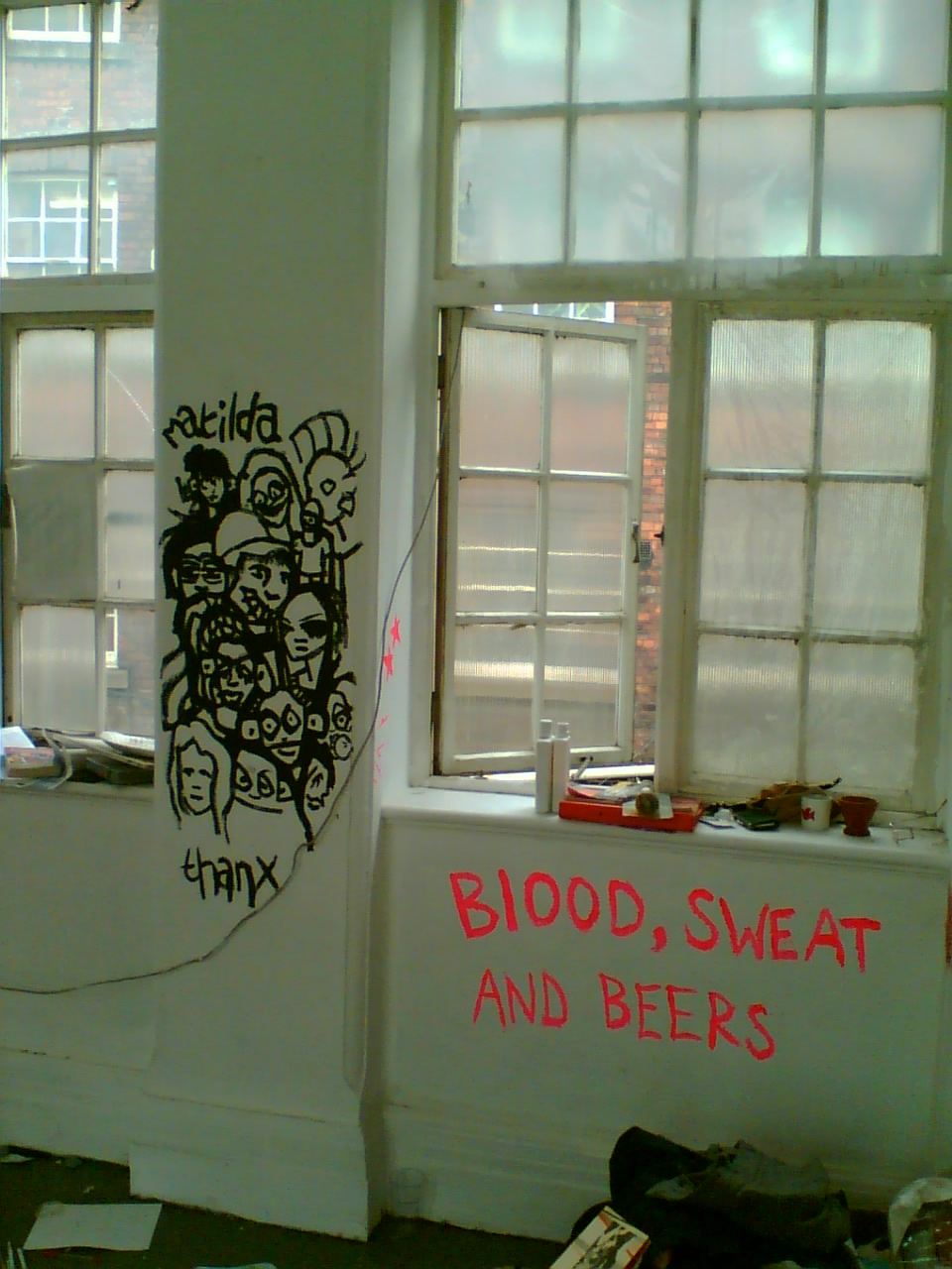 thanx MATILDA - blood sweat and beers!