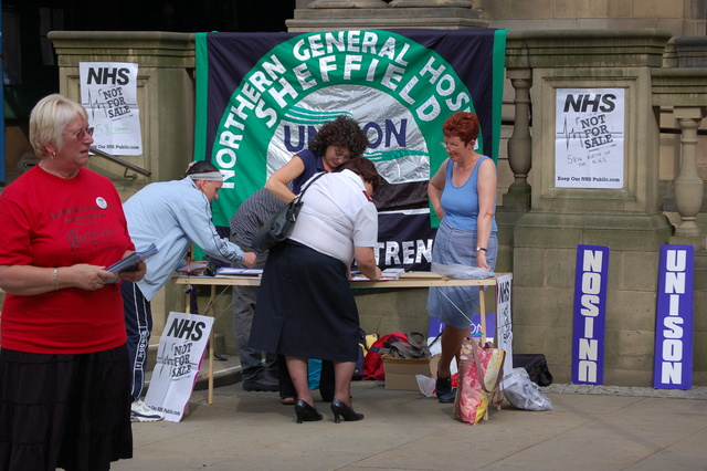 People signing the petition