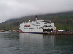 The ferry to Iceland