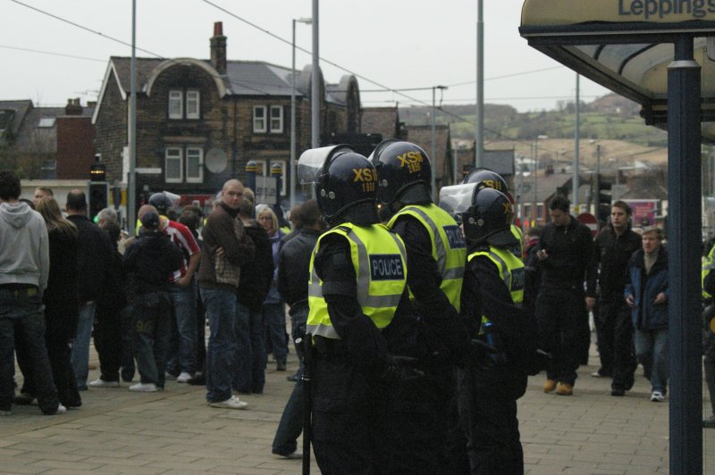 Was there a need for police in riot gear..