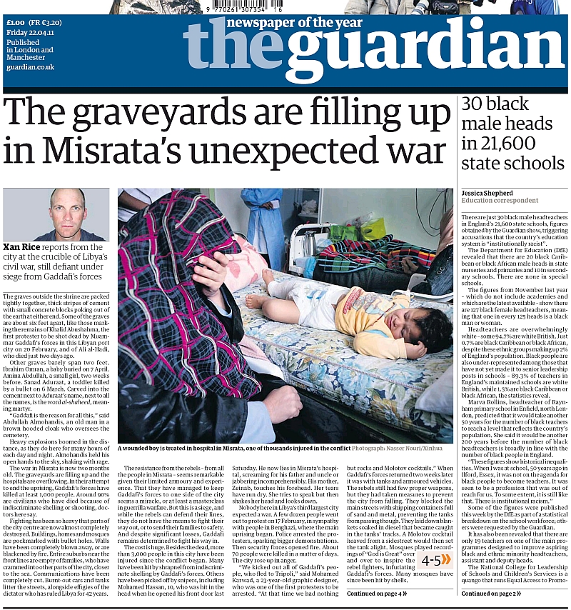 The Guardian, 22 April 2011