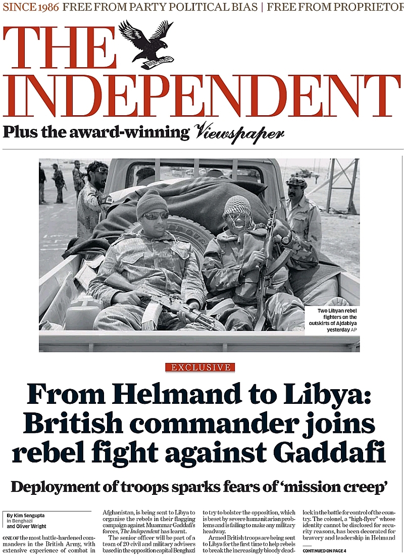 The Independent, 20 April 2011
