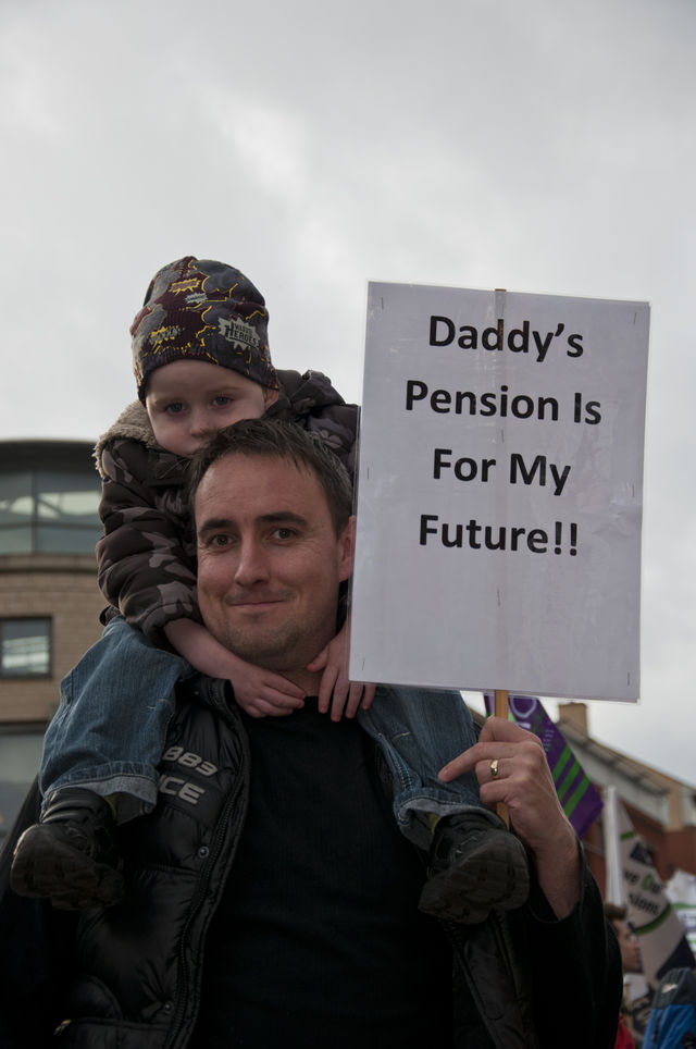Don't take my daddy's pension