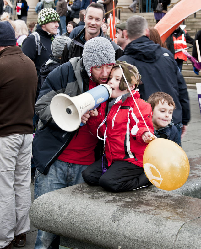 Young and old, vocal about the cuts.