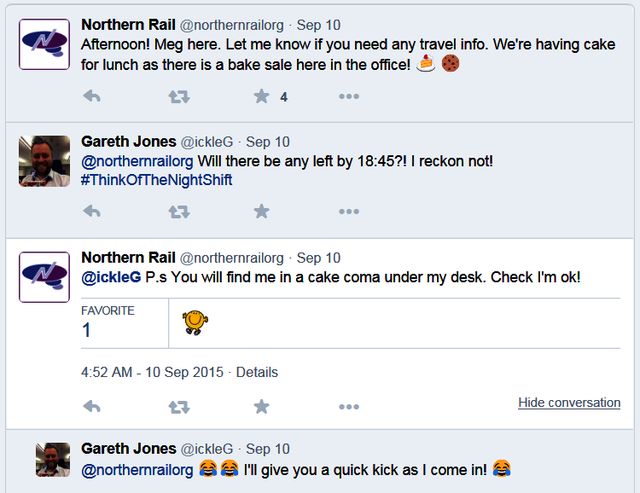 Work colleague of the Official NR Twitter Admins