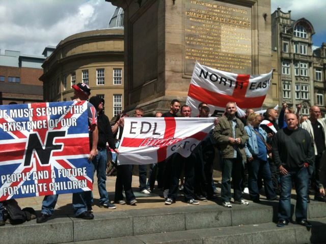 North East EDL Stand with NEI and the NF